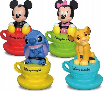 Lodër rrotulluese Disney Baby Clementoni Spinning Tops, me figura Mickey, për bebe, me shumë ngjyra