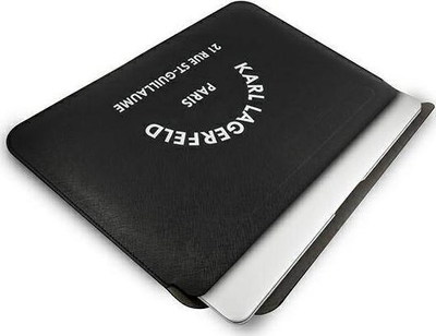 Futrollë laptopi Karl Lagerfeld KLCS16RSGSFBK, 16", Saffiano, e zezë
