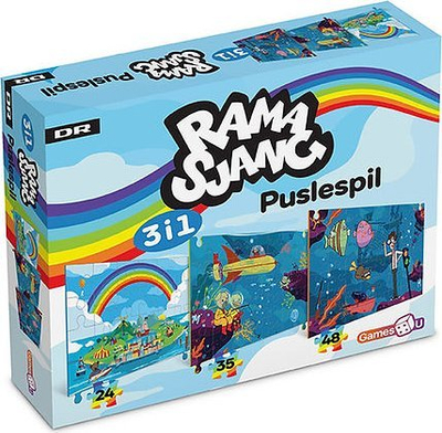 Puzzle Konjac Ramasjang 3 në 1 Space, 24 35 48 pjesë, shumëngjyrëshe