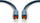 Kabllo audio ClickTronic Casual, RCA në RCA, 3m, blu