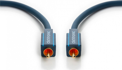 Kabllo audio ClickTronic Casual, RCA në RCA, 3m, blu