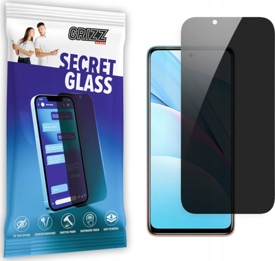 Xham privatësie Grizz SecretGlass për Xiaomi Mi 10T Lite, hibrid, mat, transparent