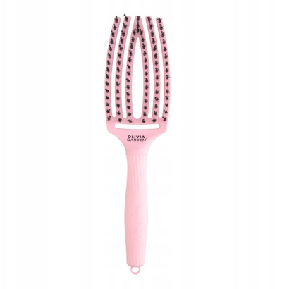 Четка за коса Olivia Garden OG Amazons Fingerbrush, издание Розево за здравје, Jaipur Rose