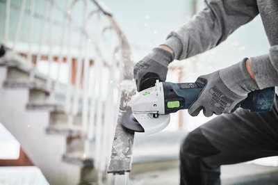 Bruskullë këndi Festool AGC 18-125 EB-Basic, 18V, bateri 5.2Ah, jeshile