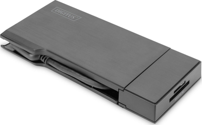 Docking station USB Digitus DA-70894, me HDMI, VGA, Gigabit Ethernet, gri