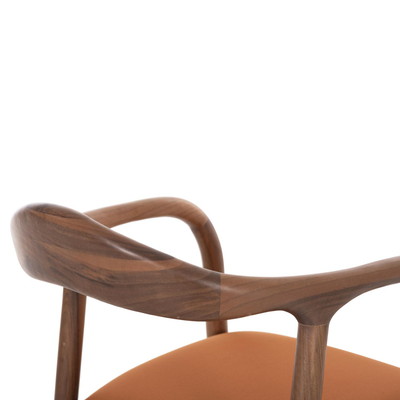 Karrige ngrënieje Luppe 51×56×78 Hcm (HM18015.05), portokalltë