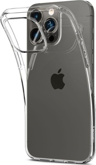 Mbrojtëse Spigen Liquid Crystal për Apple iPhone 14 Pro Max, transparente