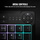 Tastierë gaming Corsair K55 Core RGB, me kabllo USB 2.0, 110 taste, e zezë
