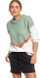 Triko Roxy ERJSW03355-WBK0, e gjelbërt/e bardhë L mRX2271-L