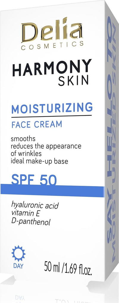 Krem fytyre Delia Cosmetics Harmony Skin, për lëkurë, SPF 50, 50 ml