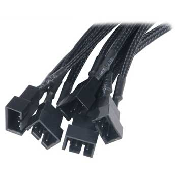 Akasa Flexa FP5S 5x3-Pin Fan 45cm, Adapter