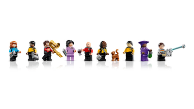 Set LEGO Icons Star Trek U.S.S. Enterprise NCC-1701-D, model ndërtimi, për të rritur, shumëngjyrësh