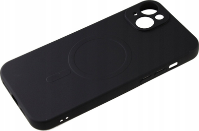 Mbështjellës telefoni Swissten Soft Joy MagStick, për iPhone 15 Plus, silikon, i zi