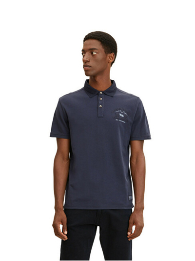 Maicë polo Tom Tailor Regular Fit 1032936.10668, e kaltër