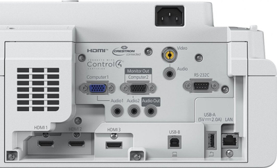 Projektor Epson EB-770F UST Laser Full HD, 4100L, 2.5m:1, 5.9kg, i bardhë