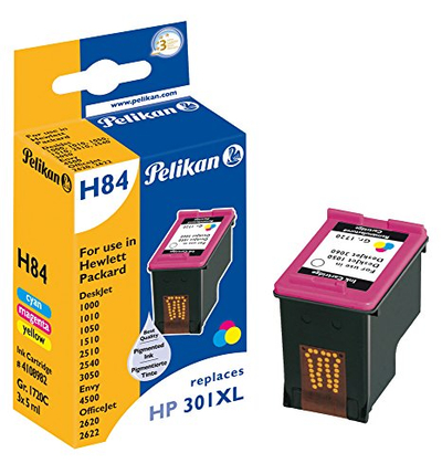 Kartushë me ngjyra Pelikan H84, mban vendin e HP 301XL, kapacitet i madh