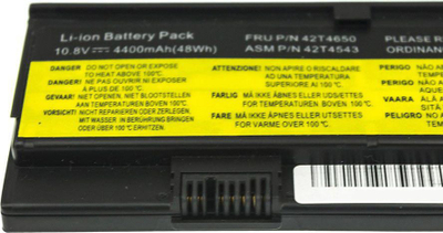  Bateri Green Cell për Lenovo IBM Thinkpad X200 7454T X200 7455 10.8V 6 qeliza (LE16)