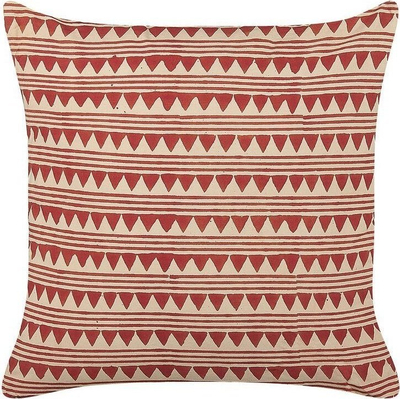 Set jastëkësh dekorativë Beliani DEGLUPTA, 45x45cm, pambuk, të kuq