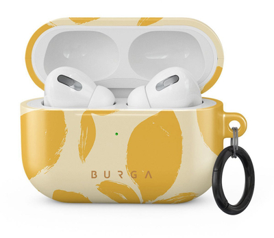 Këllëf BURGA AirPods Pro Lemon Tart, mbrojtës, me karabinë, shumëngjyrësh