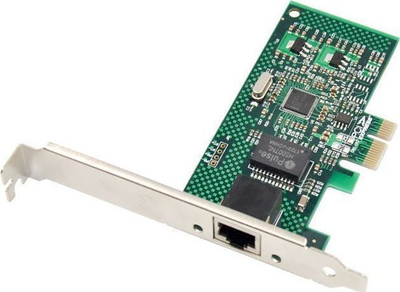Kartë rrjeti Microconnect MC-PCIE-82574L, PCI-Express, 1 Gbit/s, jeshile