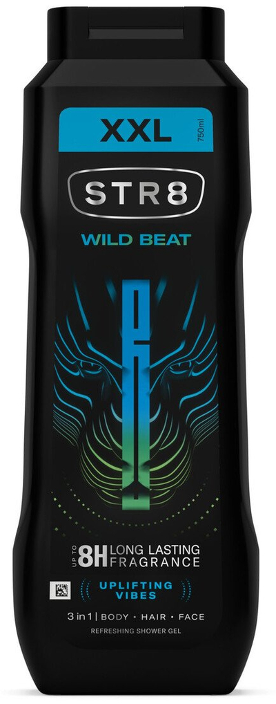 Xhel dushi STR8 Wild Beat 3 në 1, 750 ml
