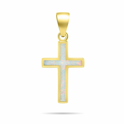 Pendant për varëse Brilio Silver PT141Y, i artë/ i bardhë