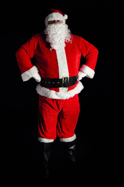 Kostum Babagjyshi Bulinex Santa Claus LUX, set me 5 pjesë, XL‑XXL, i kuq