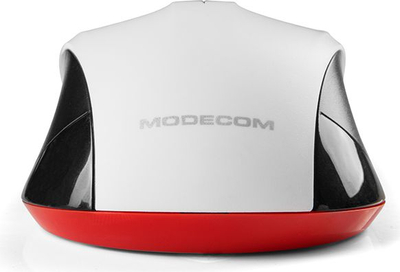 Mouse Modecom MC-M9.1 me tela, 1600 DPI, i bardhë