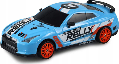 Makina me telekomandë Amewi Drift Electric Motor 1:24, 2.4 GHz, bateri Li Ion, e zezë blu