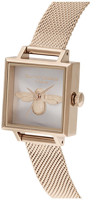 Orë dore Olivia Burton 3D Bee Square OB16AM164