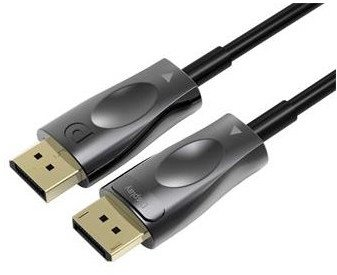 Kabllo PremiumCord DisplayPort Optik Kport6-30, 1.3/1.4, 30m, e zezë