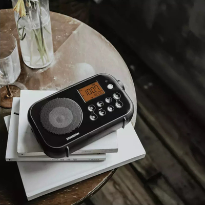 Radio portabile Sangean PR-D12BT, FM/AM, Bluetooth, e zezë