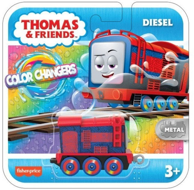 Lojë tren Thomas and Friends Neon Diesel, Colour Changers, Plastikë, shumëngjyrëshe