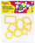 Set kallëpash plasteline JOVI Clay Moulds Geometry, 8 copë, forma gjeometrike, të kuqe