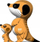 Puzzle 3D kartoni Meerkat, figurinë surikatë, ekologjik, shumëngjyrësh