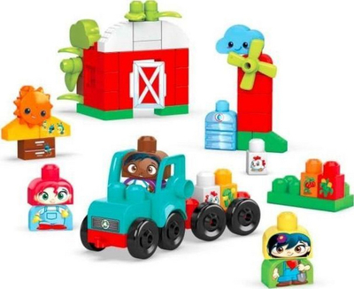 Blloqe ndërtimi Mattel Mega Bloks Ekofarma (HDL07), 52 pjesë