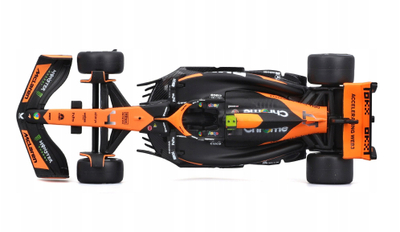 Модел на автомобил Bburago McLaren MCL38 #4 Lando Norris, размер 1/43, колекционерски, многуобоен