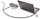 Кабел за безбедност Kensington MicroSaver 2.0 Keyed Twin, две глави, со клуч, сребрен