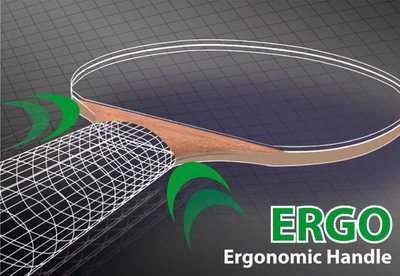 Raketë pingpongu Donic Ovtcharov Level 1000, sfungjer 2.3mm, dorezë ergonomike, e zezë