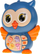 Lodër muzike për bebe Jialegu Interactive Blue Owl, drita dhe tinguj, për 6+ muajsh, blu