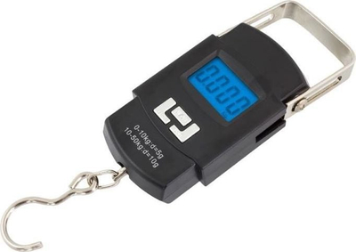 Peshore portative elektronike LJ AG199B, 50 kg, ekran LCD, e zezë