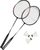 Set badminton MASTER Fly 2, 2 raketa, 3 toptha, me çantë