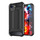 Маса за телефон Hurtel Hybrid Armor за iPhone 16e, TPU и поликарбонат, заштита од удари, црна