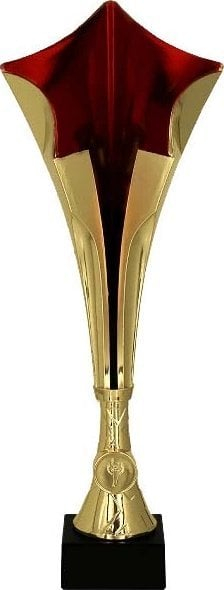 Kupë dekorative Tryumf 8373B, plastike, 39cm, ari me të kuqe