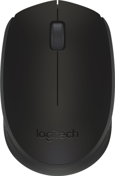 Maus Logitech M171 Wireless, 2.4 GHz, me mousepad Studio Series, i zi