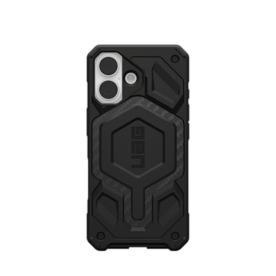 Maskë telefoni UAG Monarch Pro për iPhone 17, MagSafe, karbon, e zezë