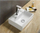 Лавабо countertop Mexen Mini, 33x29 cm, керамика, бело