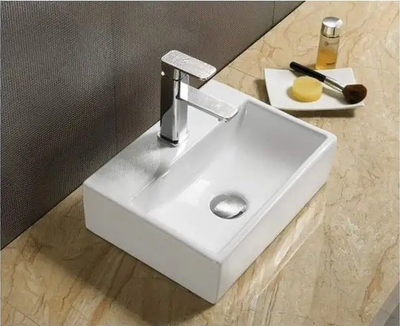Лавабо countertop Mexen Mini, 33x29 cm, керамика, бело