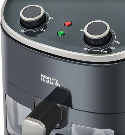 Фритеза на топол воздух Morphy Richards 480007, 4L, 1300W, црна