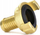 Капка GEKA од бронза, цевка 3/4", клотна 40 mm, златна